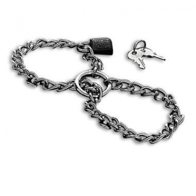 Metal Hard Stainless Steel Chain Handcuffs Metal Hard Stainless Steel Chain Handcuffs