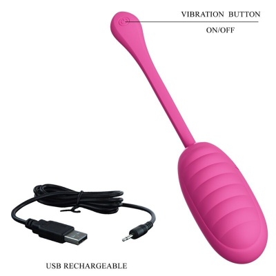Pretty Love Catalina Pink Vibrating Egg App Control Free - image 6