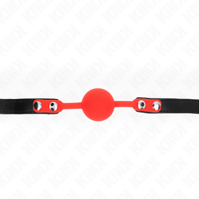 Kink Silicone Ball 4cm Gag with Lock - image 3