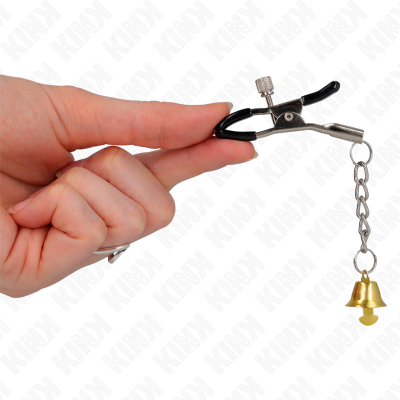 KINK Gold Bell Pendant Nipple Clamps 6cm - image 4