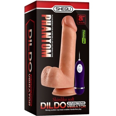 Shequ Adam Vibrator Dildo With Remote Control 21 CM - image 7