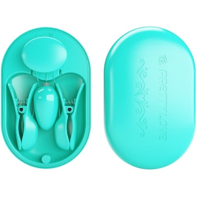 Pretty Love Electrostimulation Nipple Clamps Blue - image 3