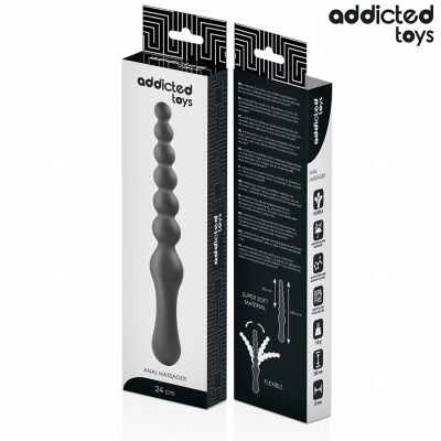 Addicted Toys Double Anal Massager Silicone 24CM - image 6
