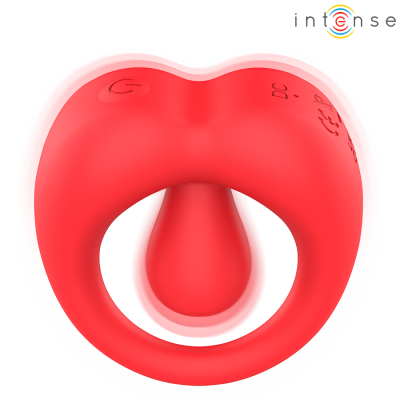 Russell Vibrating Penis Ring With Clitoris Stimulation Red - image 6