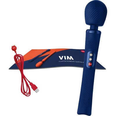 Fun Factory Vim Weighted Rumble Wand Blue - image 5