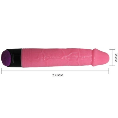 Baile Colorful Realistic Vibrator 23 cm Pink - image 8