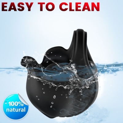 Armony Cupping Vibrator Ring Black - image 2