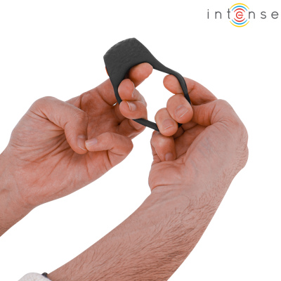 Intense Clover Vibrating Penis Ring 10 Vibrations Black - image 5