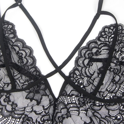 Subblime Lace Body Police Costume Black L/XL - image 8
