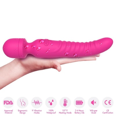 Armony Mission Heat Massager Vibrator Fuchsia - image 3
