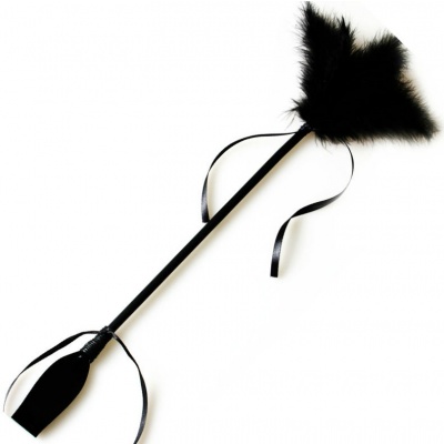 Secretplay Black Whip and Feather Secretplay Black Whip and Feather