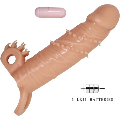 Pretty Love Connor Penis Sleeve w/ Clitoral Stimulator - image 4