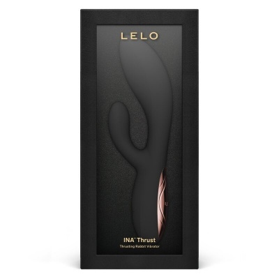 Lelo Ina Thrust Rabbit Vibrator - Black - image 11
