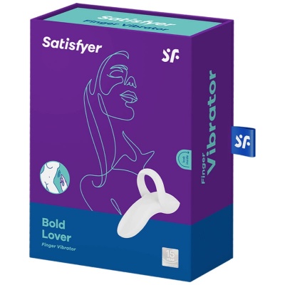 Satisfyer Bold Lover Finger Vibrator White - image 4