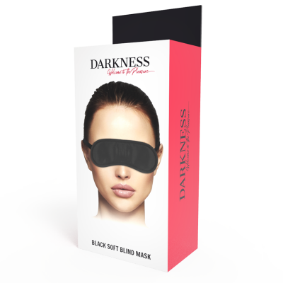 DARKNESS Satin Eye Mask Black - image 5