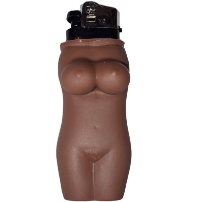 Diablo Picante Brown Female Body Lighter Refillable Diablo Picante Brown Female Body Lighter Refillable