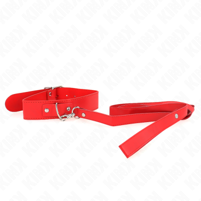 Necklace With Belt 116 CM Red Strap Adjustable 32-50 CM X 8 CM - image 4
