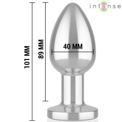 Intense Anal Plug Metal 10 Vibrations L with Remote - image 5