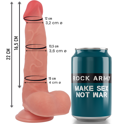 Rock Army Ranger Liquid Silicone Dildo 22 CM - image 3