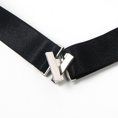 Subblime Adjustable Buckle Leg Rings Black - image 5