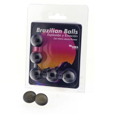 Taloka 5 Brazilian Balls Power Effect Exciting Gel Taloka 5 Brazilian Balls Power Effect Exciting Gel