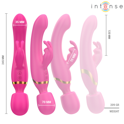 Intense Winona Double Vibrator Rabbit and Wand - image 8