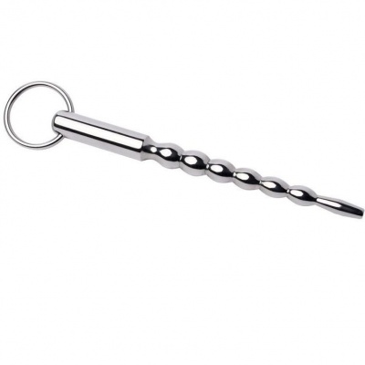 Metal Hard 7mm Beaded Steel Urethral Dilator
