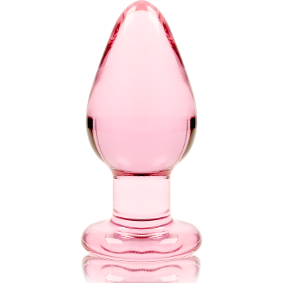 Model 3 Anal Plug Borosilicate Glass Pink 11 cm -o- 5 cm - image 5