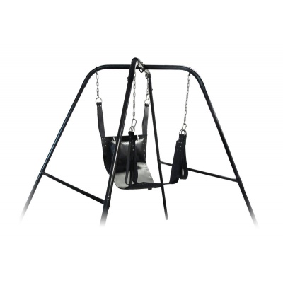 Foto van TRINITY VIBES - Ultimate Sex Swing Stand - Vrijstaand Frame