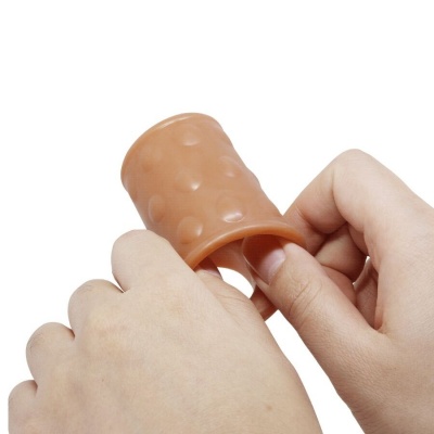 Pretty Love Penis Sleeve with Anal Plug Natural - image 5