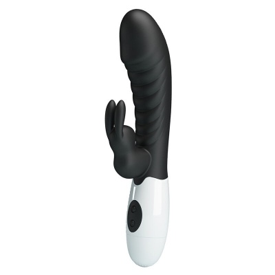 Pretty Love Naughty Bunny Rabbit Vibrator - Black