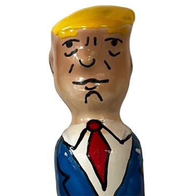 Condomerie Handpainted Grumpy Trump Condomerie Handpainted Grumpy Trump