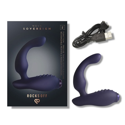 Rocks-Off Nova Sovereign Prostate Massager Blue - image 8