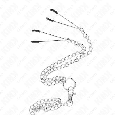 Kink Triple Chrome Metal Penis Ring 3.8 Cm to 5 Cm with 26 Cm Metal - image 4