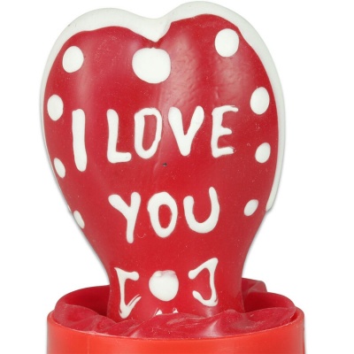 Condomerie Handpainted Heart - I Love You Model 2 Condomerie Handpainted Heart - I Love You Model 2