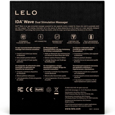 Lelo Ida Wave Couples Massager Black - image 5