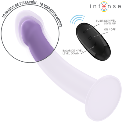 Intense Eddie Vibrator 17.5cm - Purple Remote - image 4