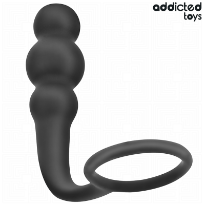 Addicted Toys Anal Plug with Ring Silicone Model 1 - image 1