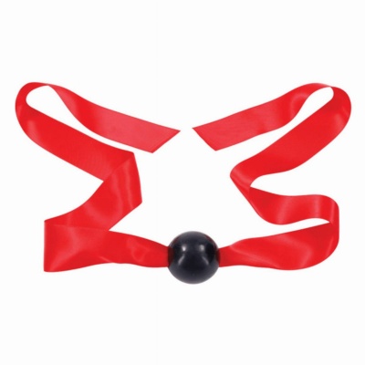 Foto van Sportsheets - Sex & Mischief Amor Satin Ball Gag