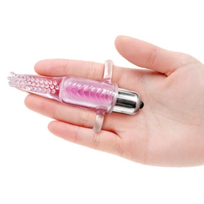 Baile Vibro Finger Thimble Stimulator, Textured - image 3