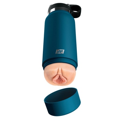 PDX Plus Fuck Flask Water Bottle Stroker Flesh Model 1