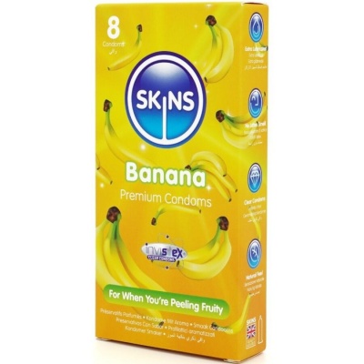 Skins Banana Premium Condoms 8 Units - image 2