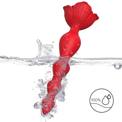 Armony Pink Vibrator Pagoda Anal Plug Red - image 3