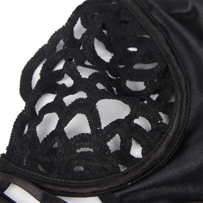 Subblime Sexy Lace Bodysuit Black S/M - image 9