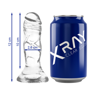 X Ray Clear Cock Realistic Dildo 12 CM