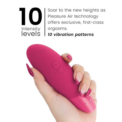 Womanizer Enhance Clitoral Stimulator Vibrant Pink - image 5