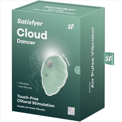 Satisfyer Cloud Dancer Green Air Pulse Vibrator - image 5
