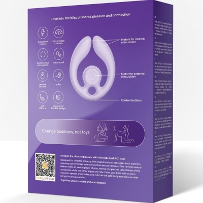 Snail Vibe Gizi Duo Couples Stimulator Remote Lilac - image 9