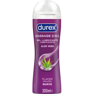Durex Play Massage Aloe Vera Lubricant Gel 200ml