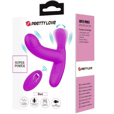 Pretty Love Geri Clitoris Massager Pink Remote - image 10
